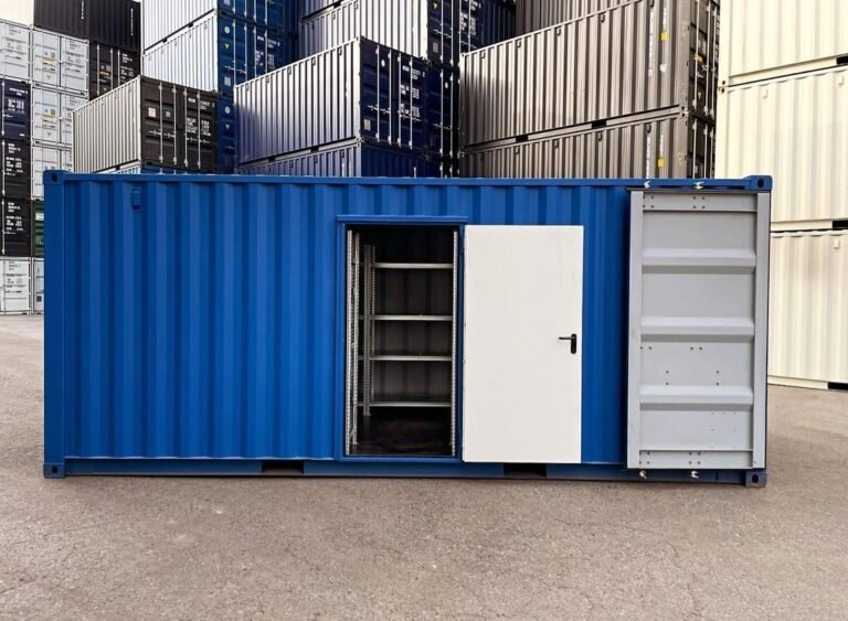 20ft container side door & shelvings r18,000